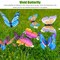 50PCS Butterfly Dragonfly Stakes Yard Planter Flower Pot Garden Decor Yard Art